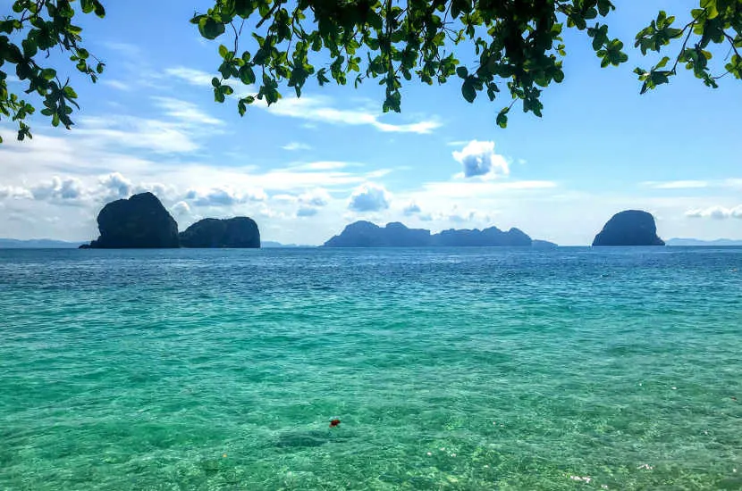 The gorgeous blue waters of Koh Ngai is one of the reasons why you should consider putting it on your list of places to visit in February in Asia.