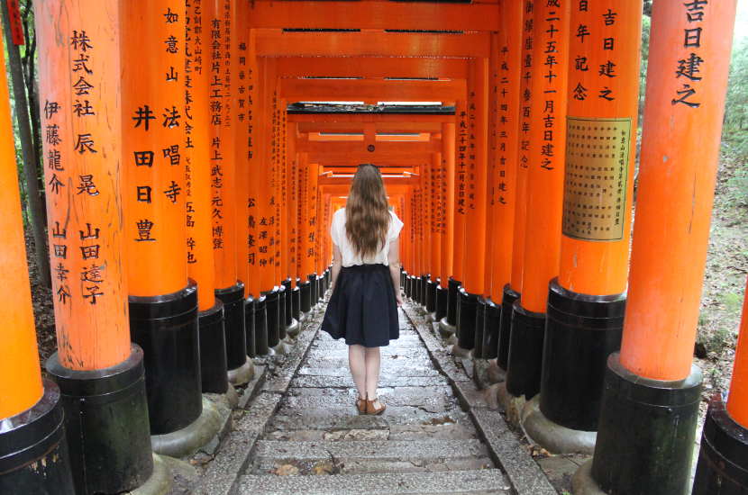 Kyoto in Japan is the perfect place to spend July in Asia.