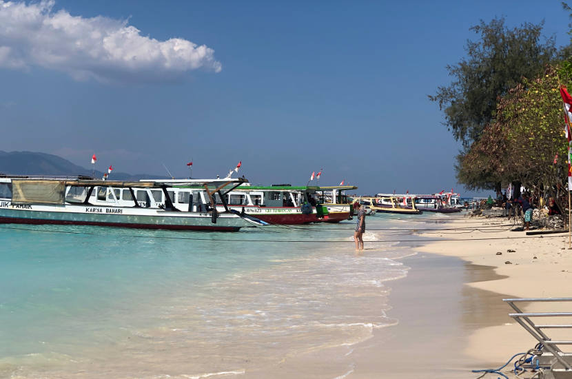 Gili T is a gorgeous place in Indonesia to spend September in Asia.