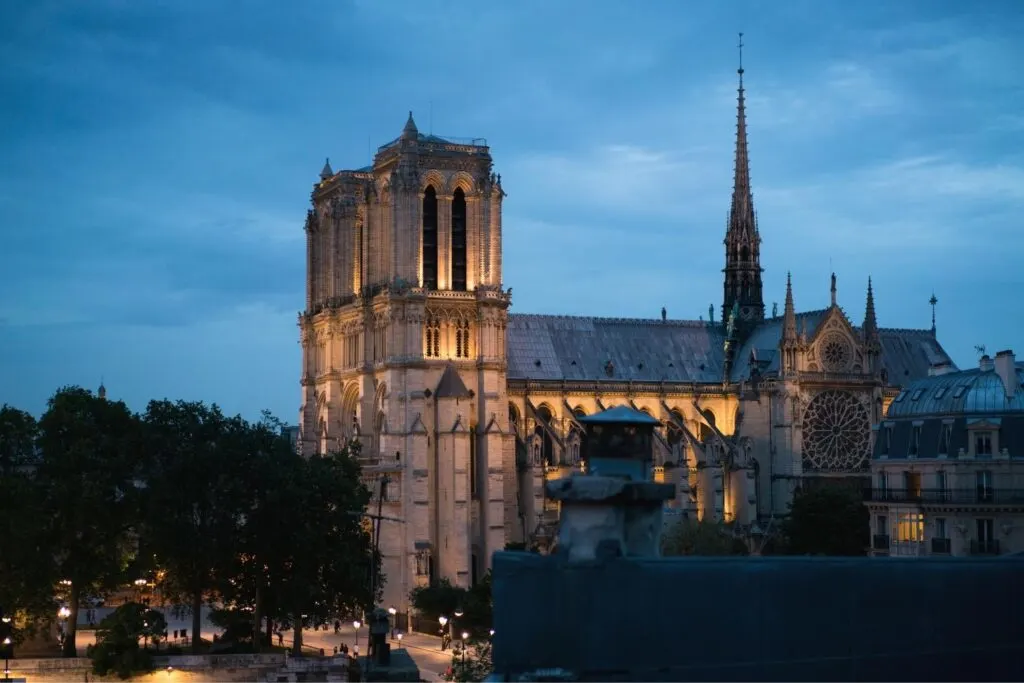 The fire at the Notre Dame was a serious loss. It is still wort visiting during your day in Paris.