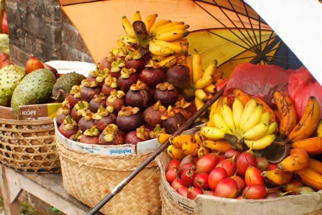 The fruits in Bali are always tempting.