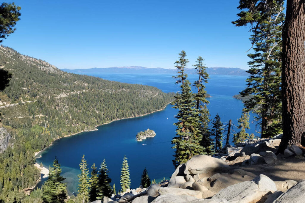 Lake Tahoe is another awesome place to spend April in the USA.