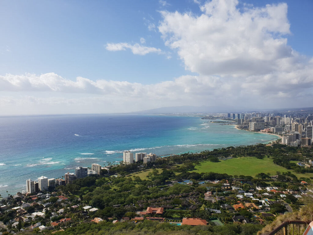 Oahu is a really gorgeous place to visit in February in the USA.
