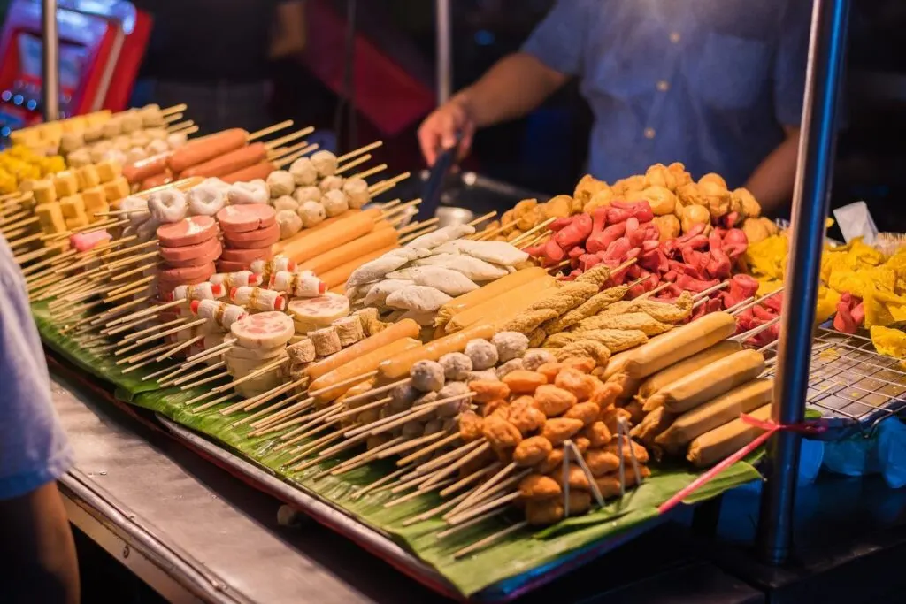 Always be cautious when eating street food!