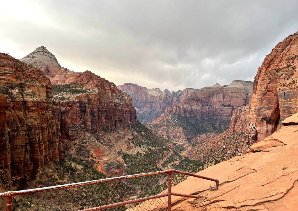 If you want to head to a national park to spend February in the USA think about Zion!