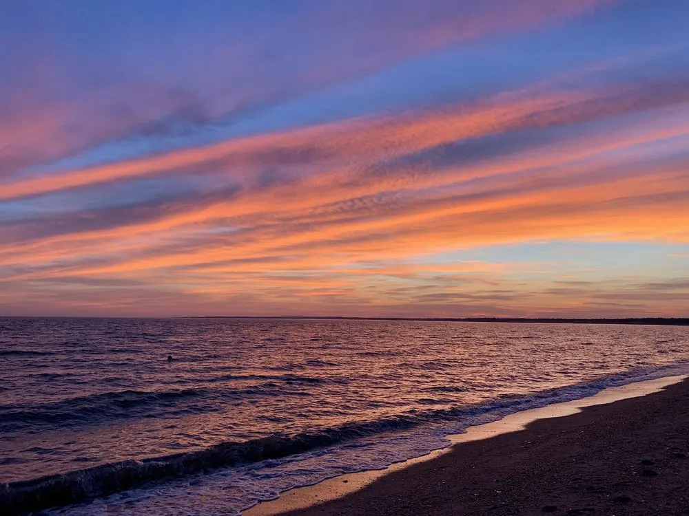 Hammonasset Beach State park is a great beachside location to spend June in the USA.