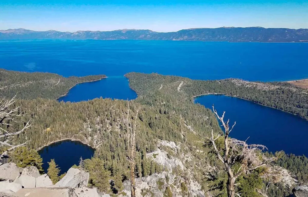 Lake Tahoe is a lovely place to spend June in the USA.