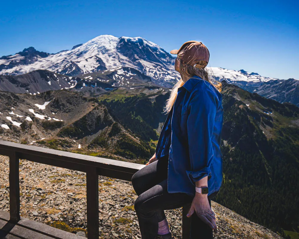 Mount Rainier National Park is the perfect spot to spend July in the USA if you like the outdoors!