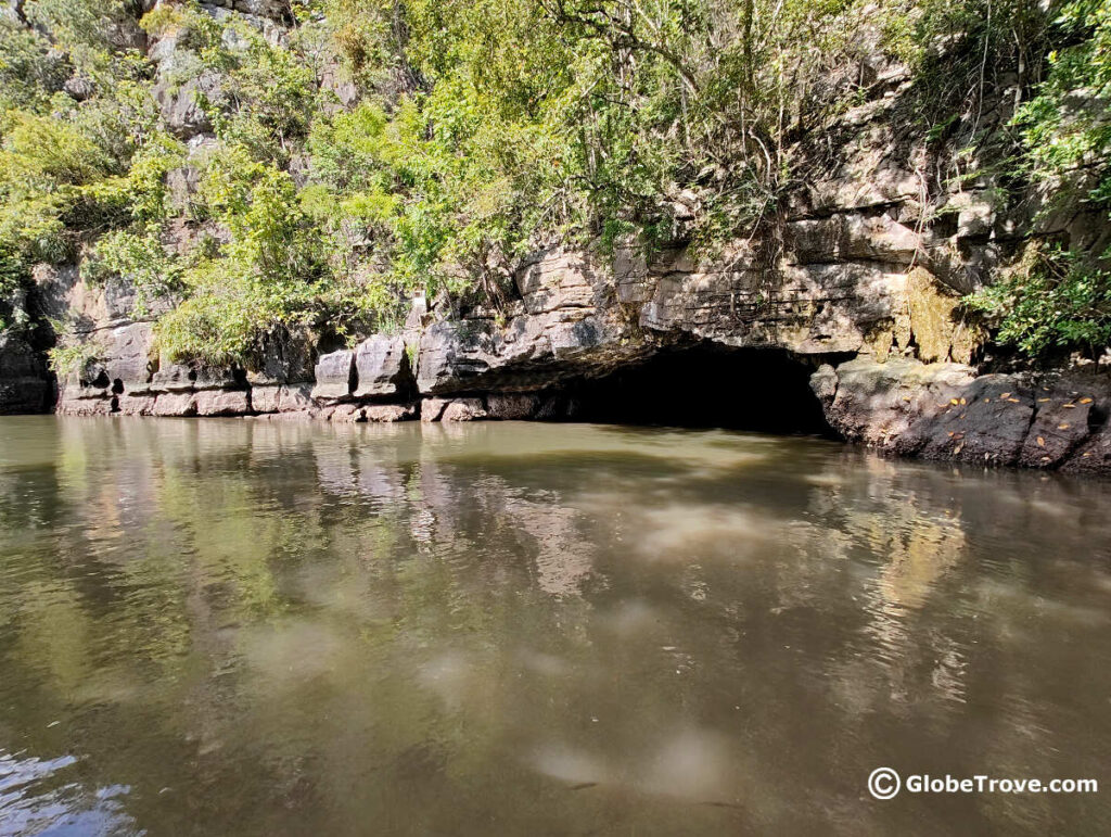 Crocodile cave was our first stop on our Langkawi mangrove tour.