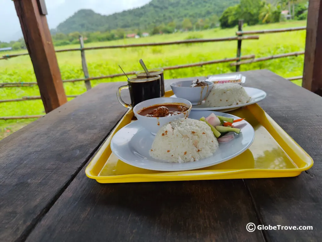 Food at Nasi Dagang Pak Malau