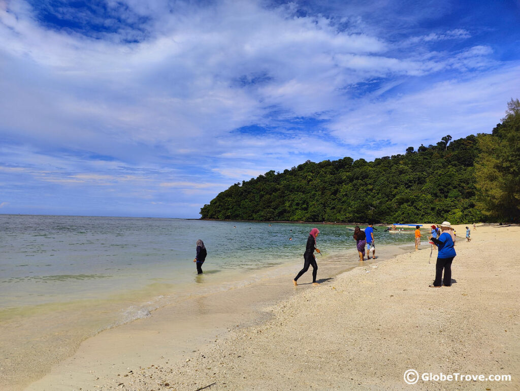 Of the beaches in north Langkawi, Tanjung Rhu beach is our favorite.