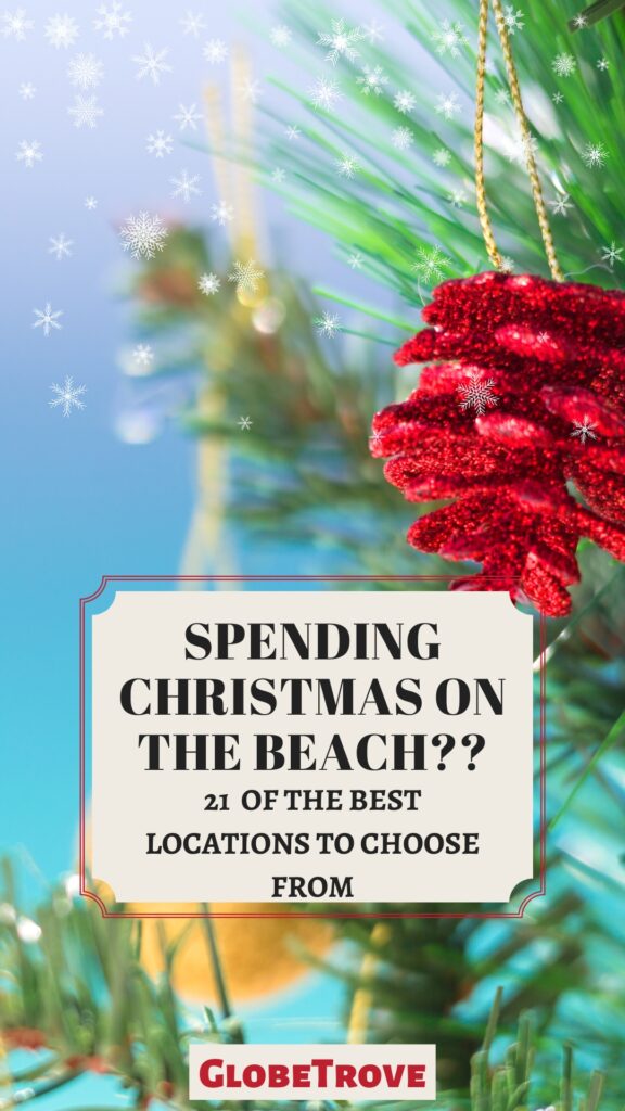 Christmas on a beach is definitely a fun way to spend the holidays. Which beach are you headed to this year?