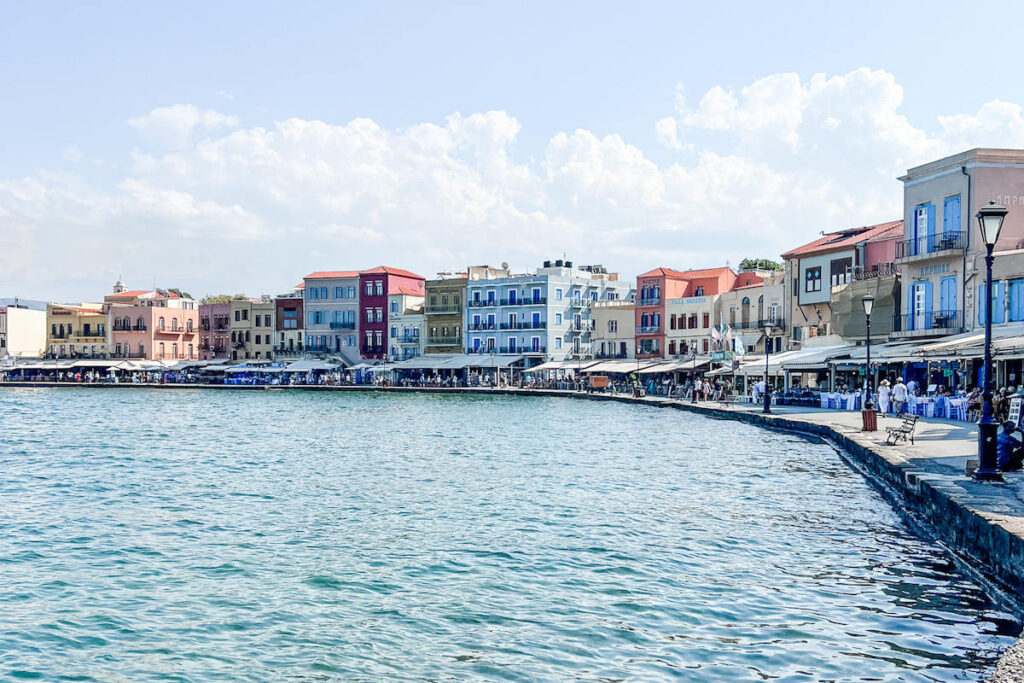 Crete is a lovely seaside town to spend March in Europe.