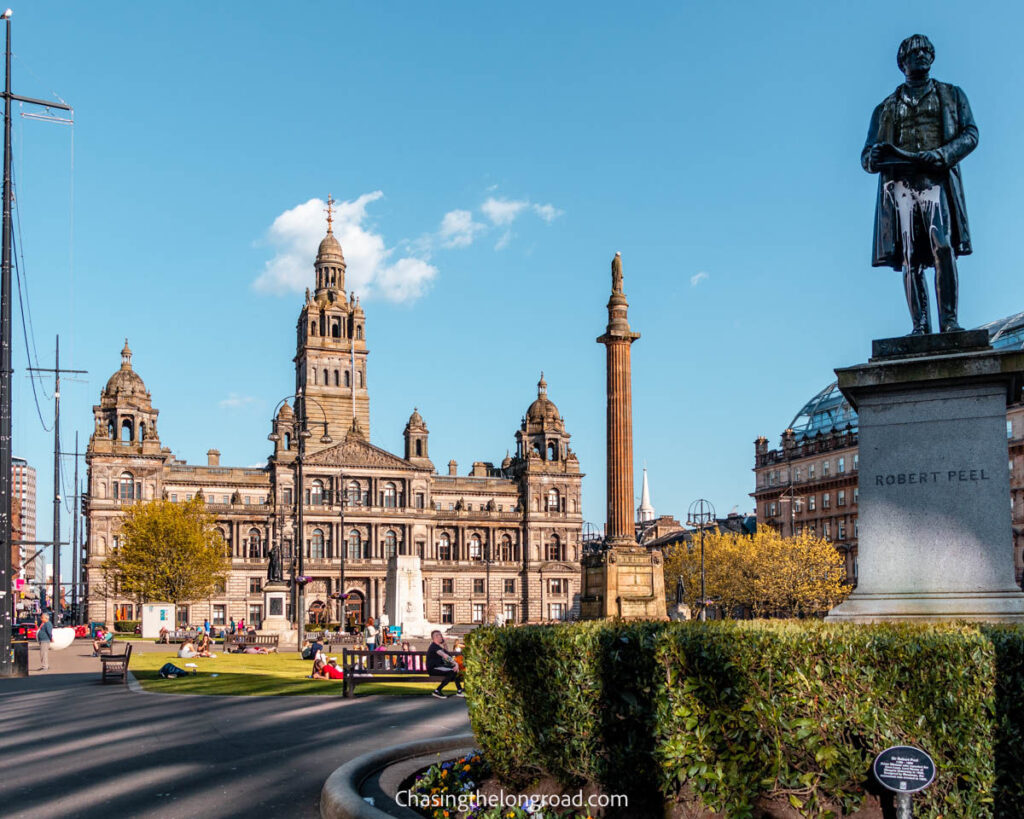 Glasgow is a lovely place to spend April in Europe.