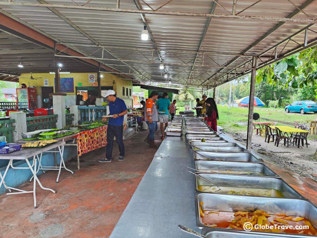 The Nasi Campur jetty is a perfect spot to have lunch during your Langkawi itinerary.