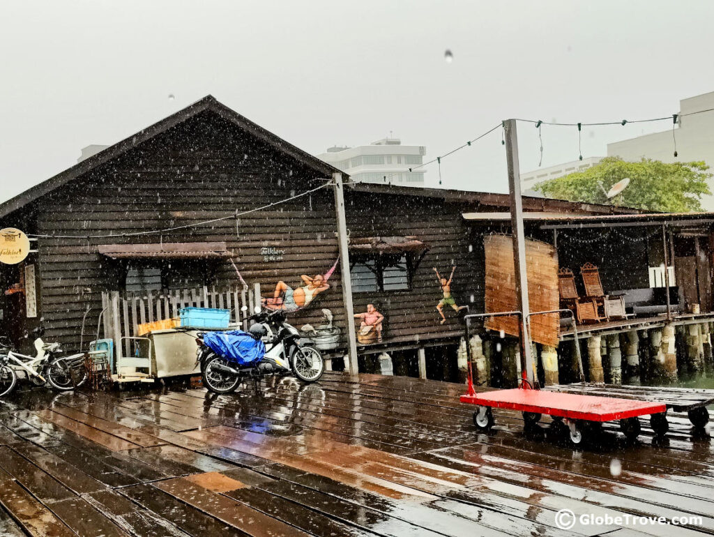 One of the most popular murals at the Chew jetty.