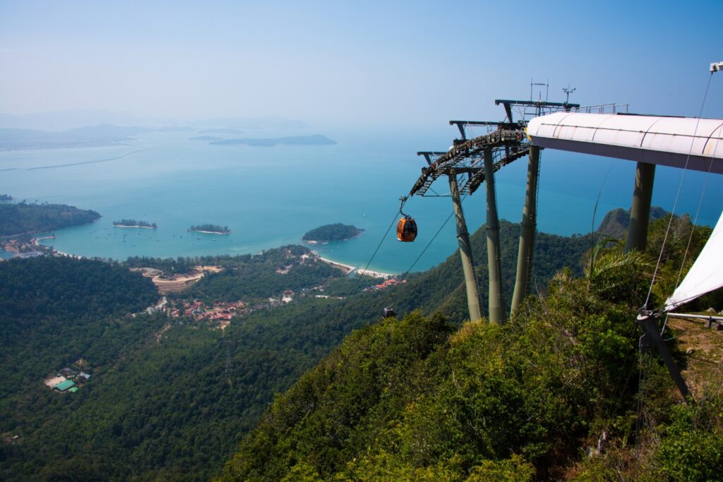 The cable car is such a cool thing to do in Langkawi.