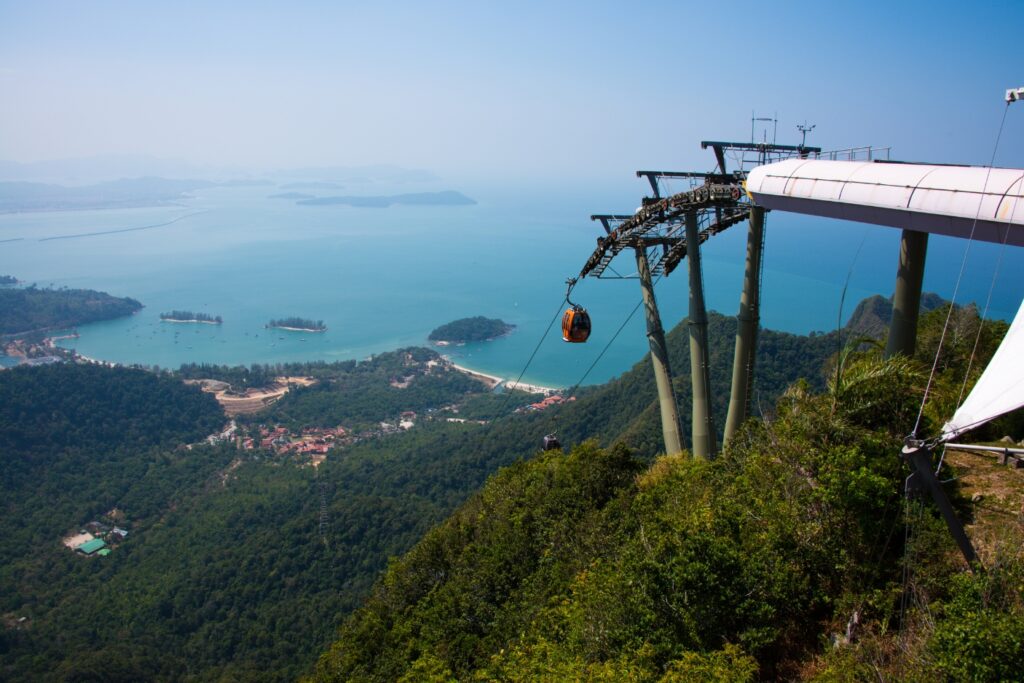 The cable car is such a cool thing to do in Langkawi.