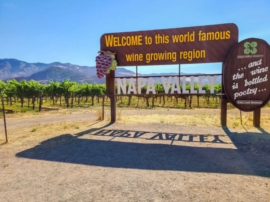 Napa valley is such a romantic spot to spend Valentine's day in the USA.