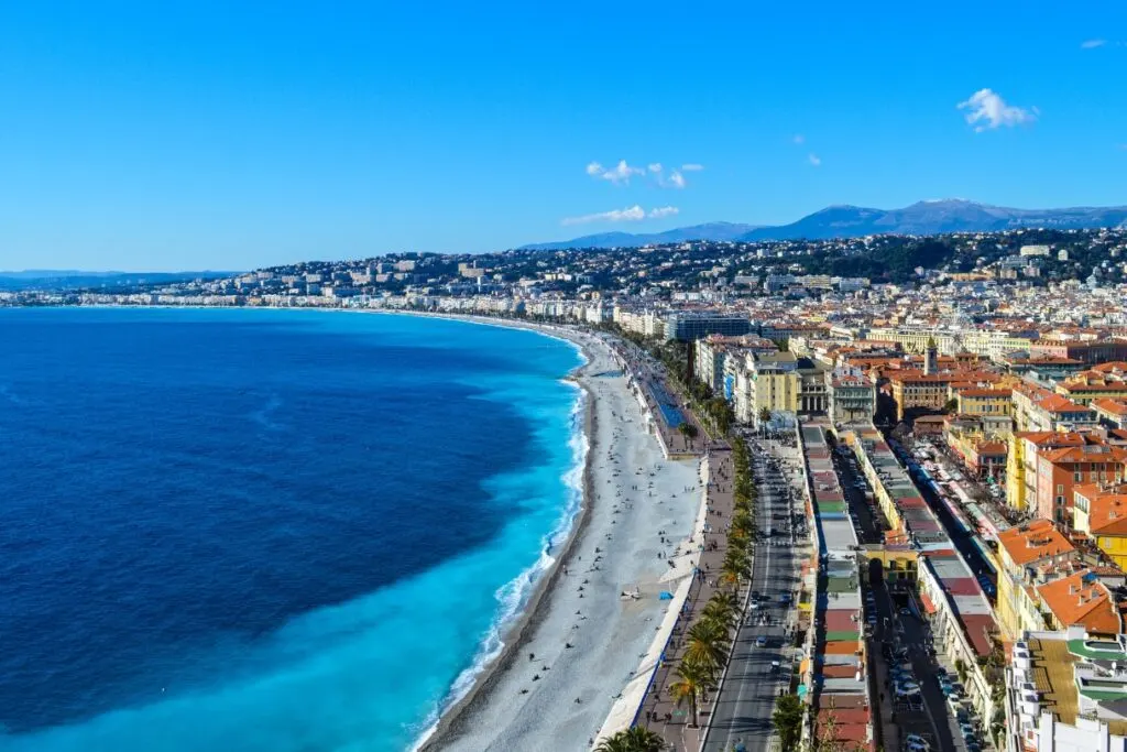 Nice is a perfect spot to spend April in Europe.