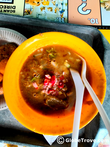 Penang Asam Laksa is one of the top street foods in Penang.