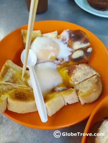 Roti Bakar is one of my favorite street food in Penang.