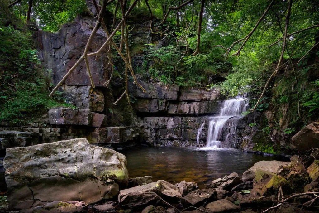 Cascade falls is one of the best spots for hiking in Maryland with kids.