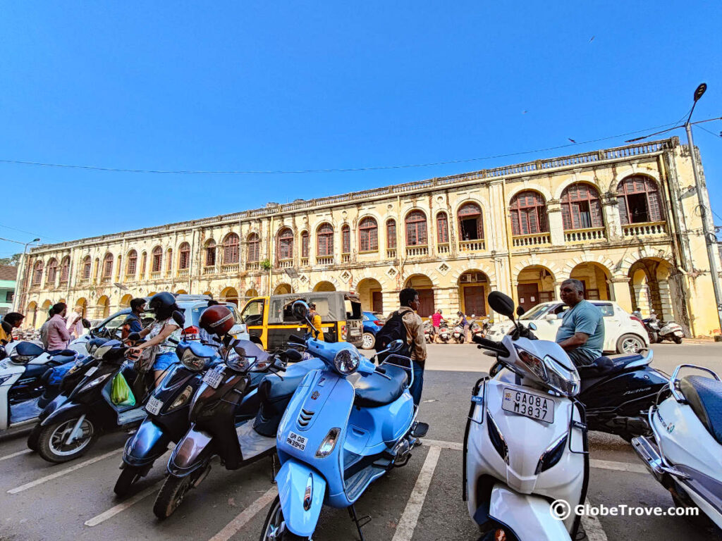 If you love architecture then check out the Margao Municipal building.