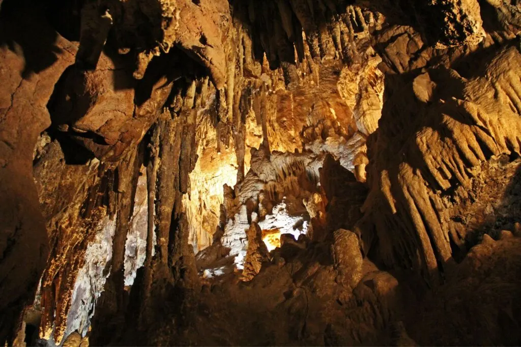 Colossal Cave Mountain Park is another of the fun day trips from Tuscon for people who love to explore caves.