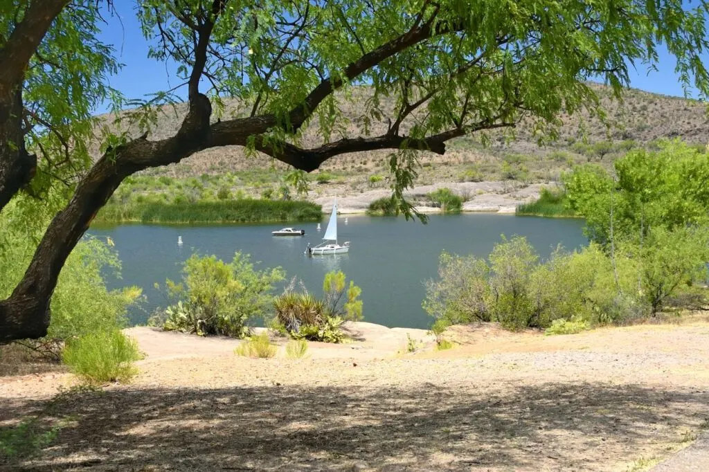 If you are looking for some beautiful day trips from Tuscon, think of heading to Patagonia Lake State Park.