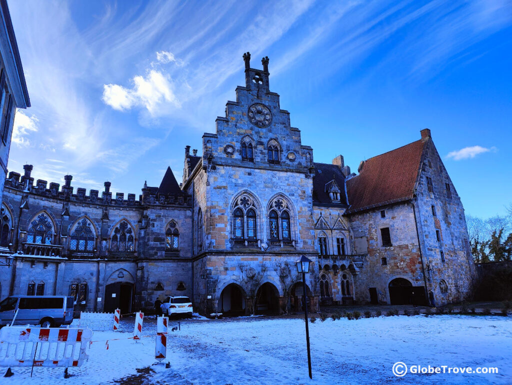 Bad Bentheim Castle with a layer of snow!