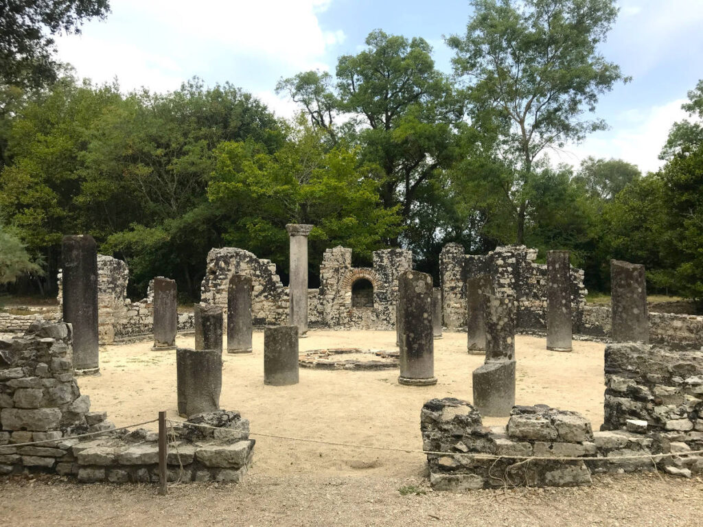The ruins at Butrint is definitely a great stop on a Albania itinerary!