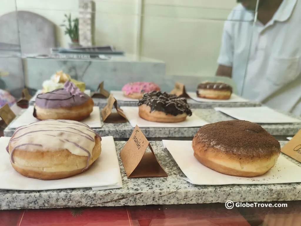 The Donut Affair is one of the top cafes in Margao to catch a bite of something sweet.