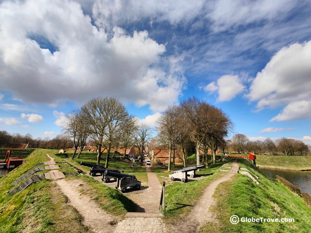 Heckmansbastion is one of the coolest parts of Fort Bourtange.