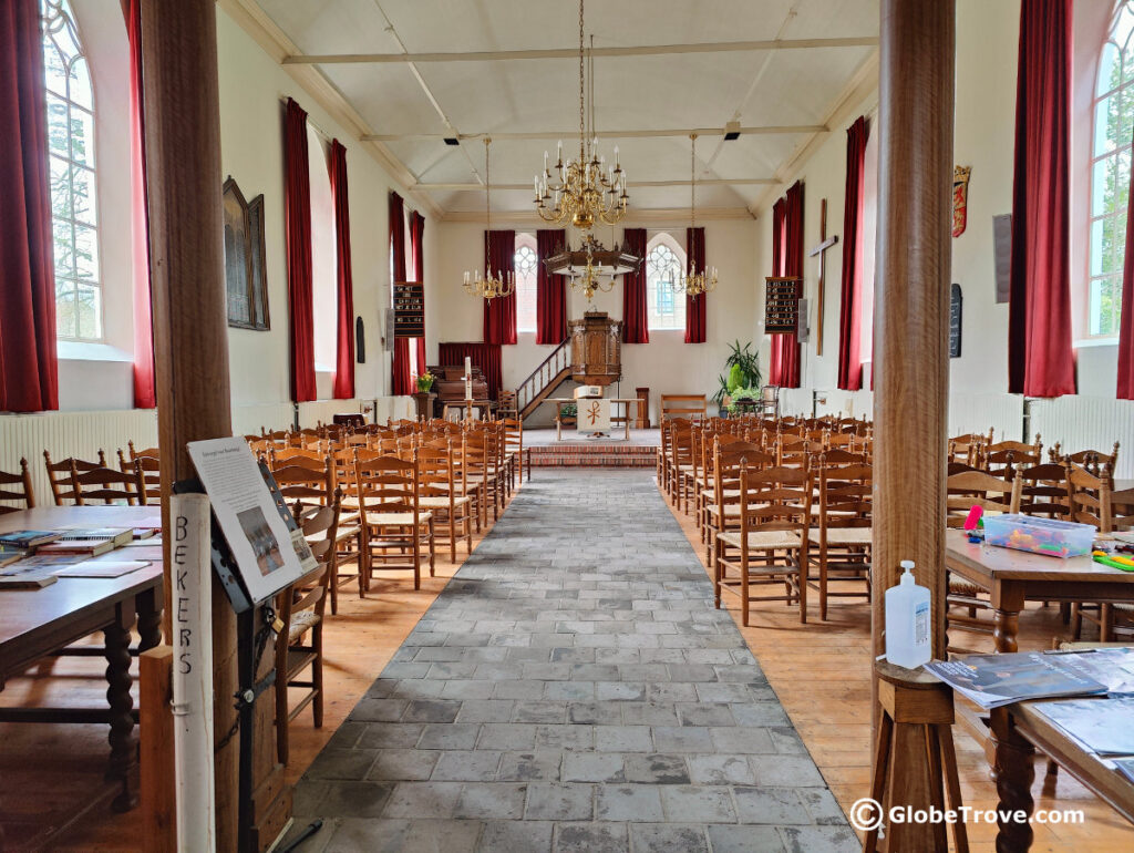 One of the landmarks in Fort Bourtange that you could potentially miss is the Hervormde Kerk. 