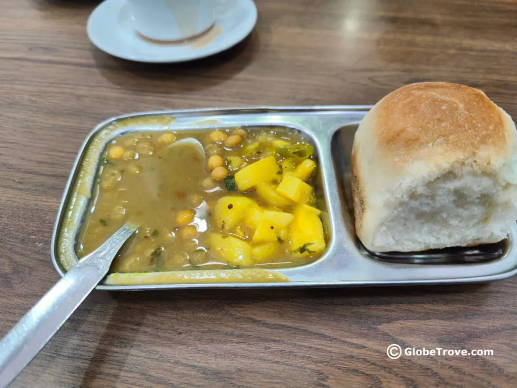 You really should try the Goan pav bhaji at one of the popular cafes in Margao.