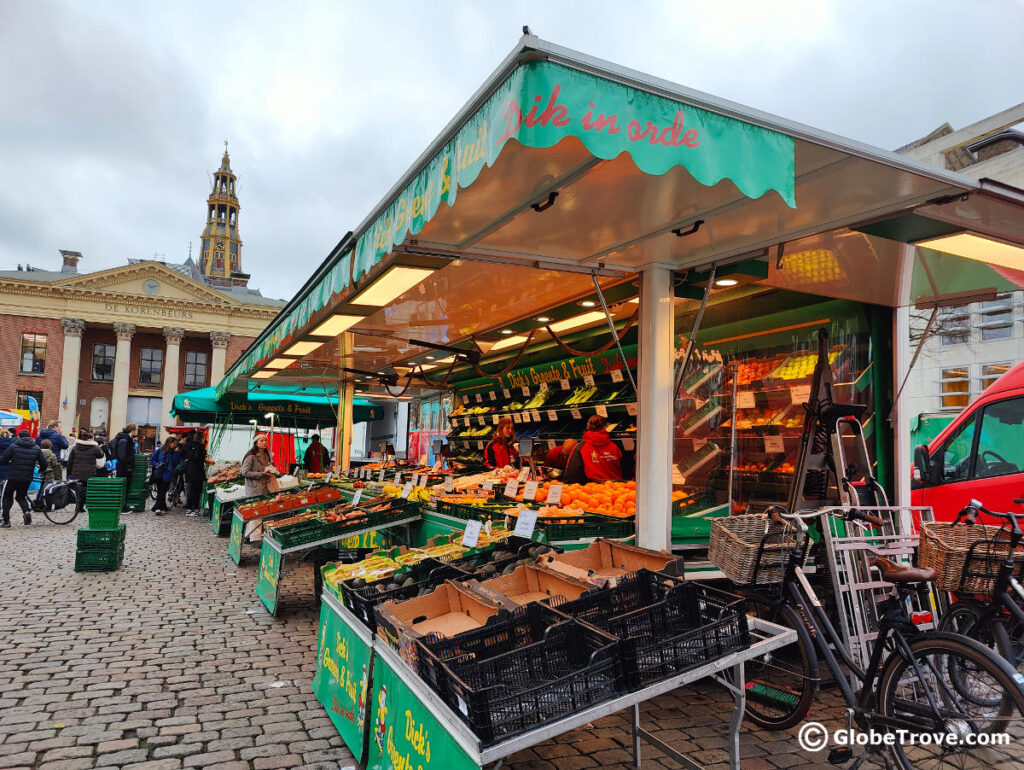 Vegetables in the Vismarkt Groningen are definitely amazing.