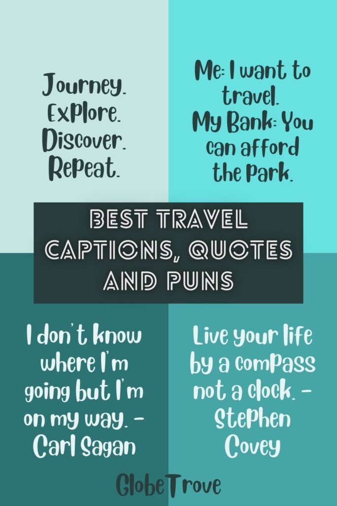 travel captions and quotes