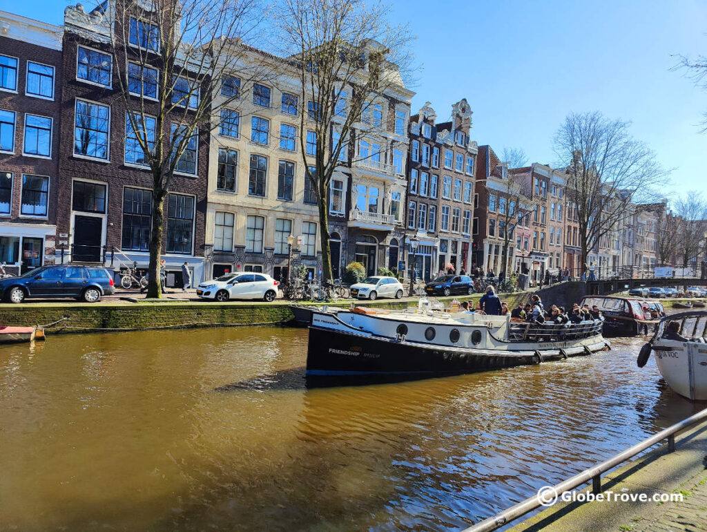 Spending a weekend in Amsterdam is not complete without a canal cruise.