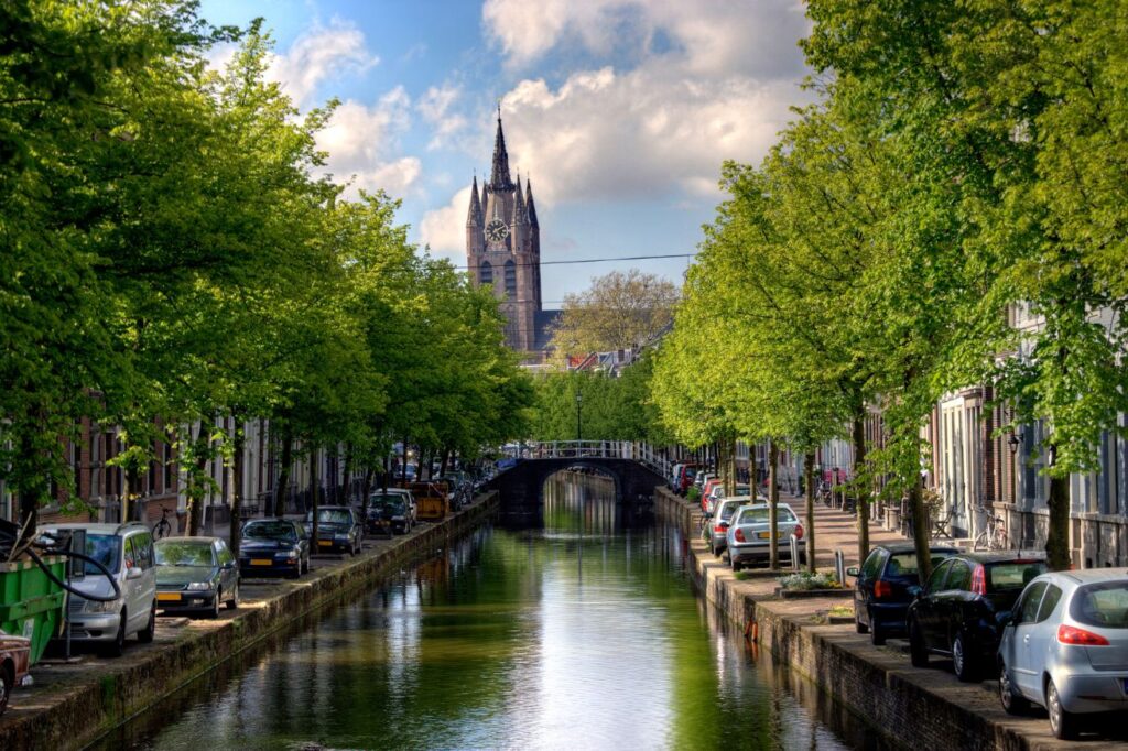 Delft is a cool place for day trips from Amsterdam.