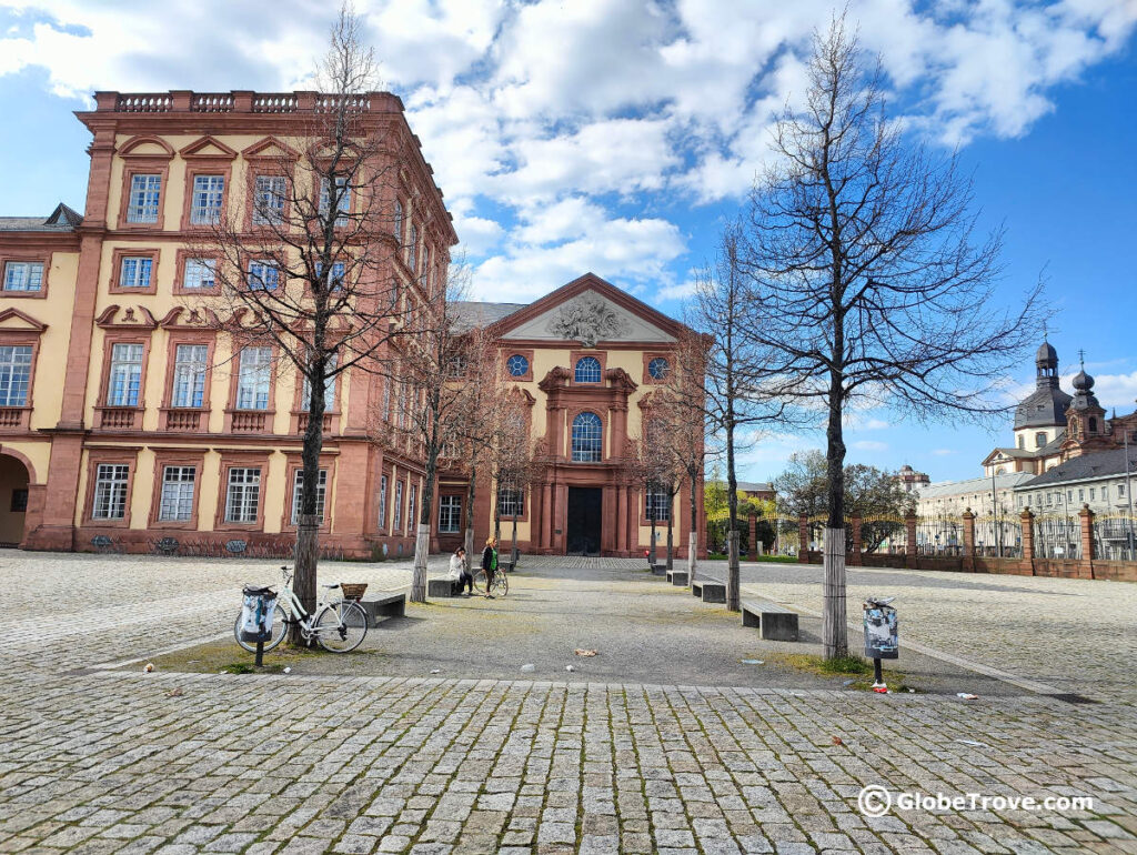 Don't forget to put the Palace church on the list of things to do in Mannheim.