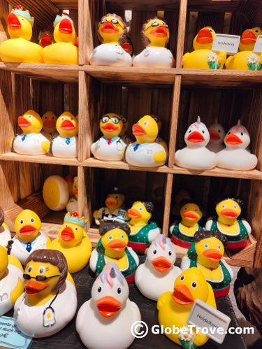 Rubber ducks are one of the best souvenirs from Germany.