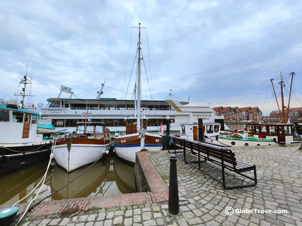 One of the fun things to do in Leer Germany is to check out all the boats.