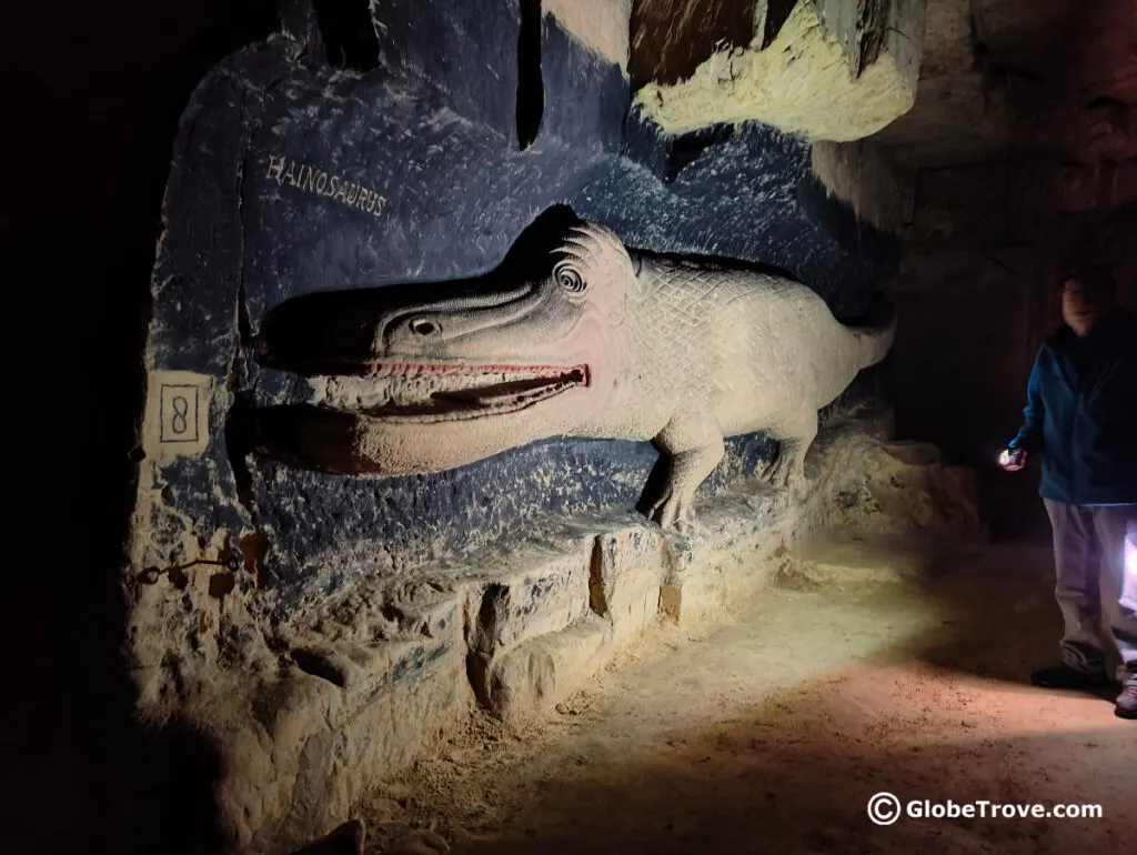 The Hainosauaraus in the Velvet cave.