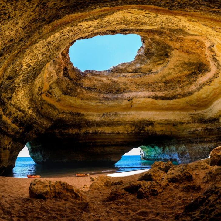 Kayaking in Benagil caves