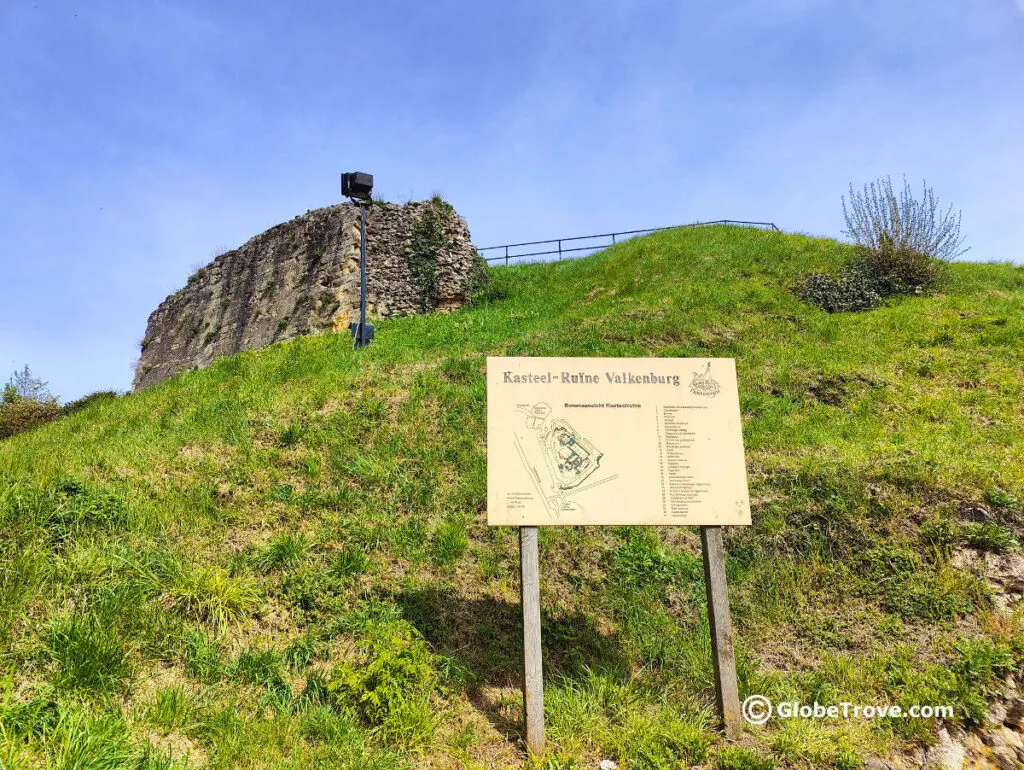 The famous Valkenburg castle ruins.