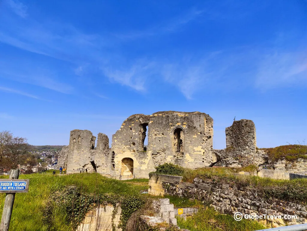 Valkenburg castle ruins and Valkenburg cave