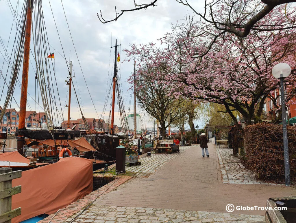 You cannot say no to a walk along the river. It is one of the peaceful things to do in Leer Germany.