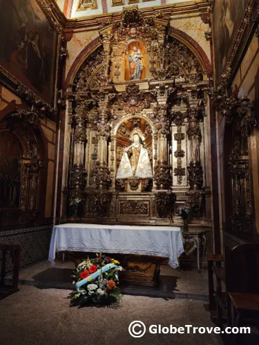 Crypt in the St Teresa of Avila church, Spain