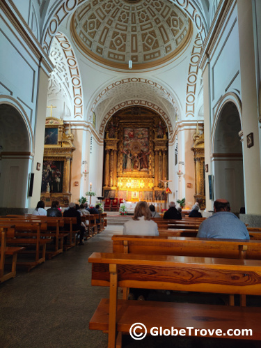 Inside The St Teresa Of Avila Church Spain